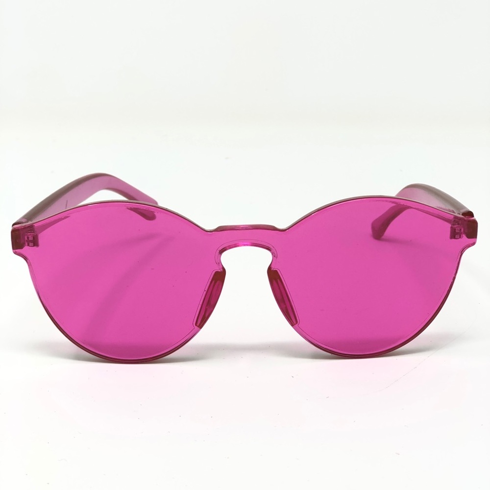 Pink fashion Sunglasses, rimless